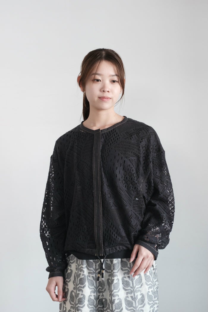 Vlas Blomme ヴラスブラム C/L Voile ティアードシャツジャケット(26SS