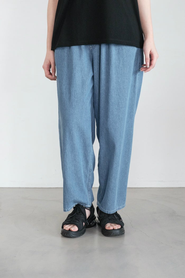美品★buoybuoyブイ★圧縮ウール　イージーパンツ　24AW buoy buoy ブイ ROPE DENIM 5ポケットイージーパンツ(26SS) | T.T. GARRET