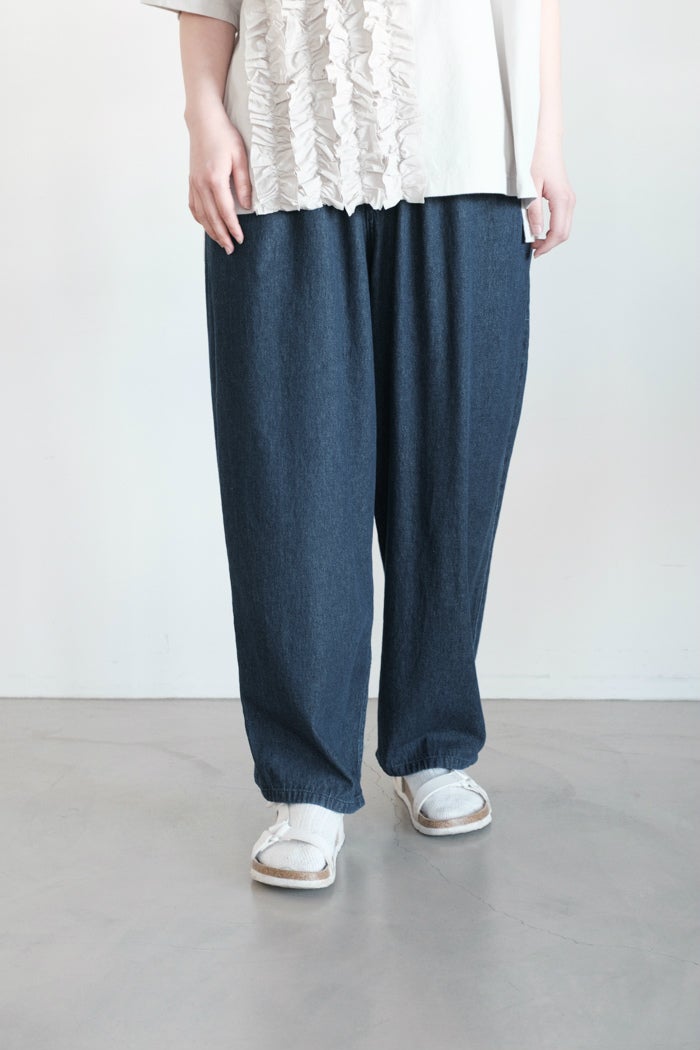 marble SUD マーブルシュッド 楊柳 ギャザーハカマパンツ(25SS) | T.T.