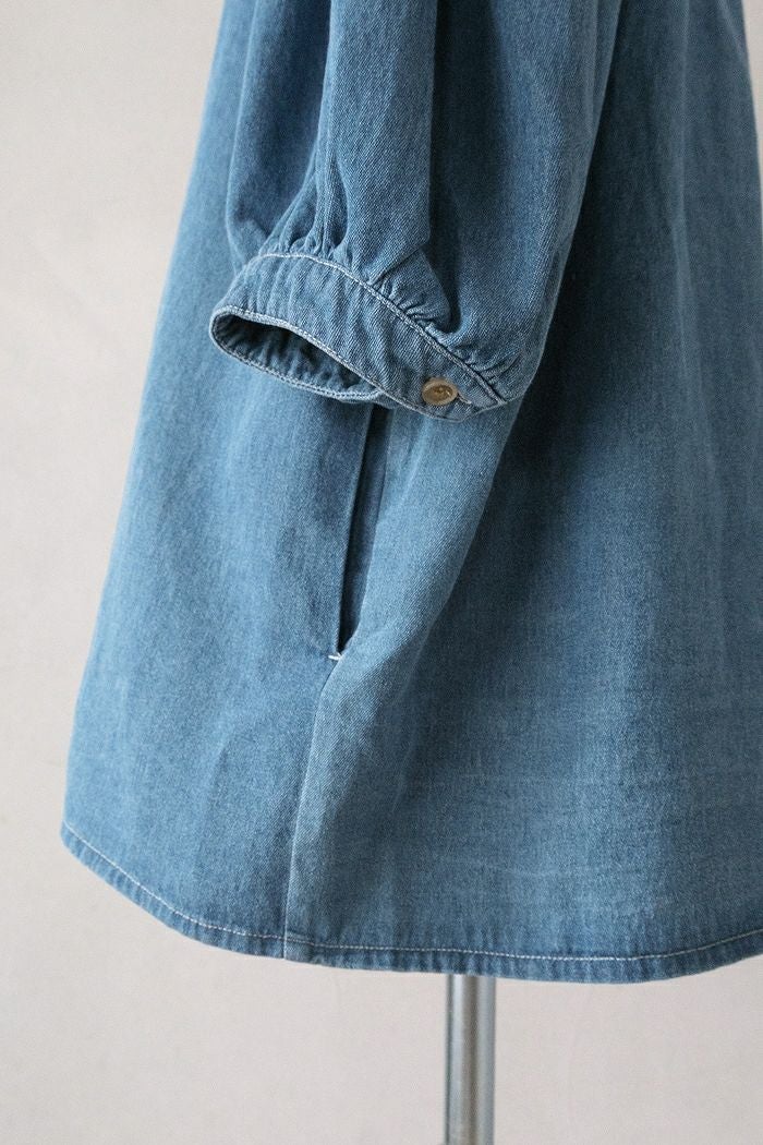 buoy buoy ブイ ROPE DENIM パフブラウス(26SS) | T.T. GARRET
