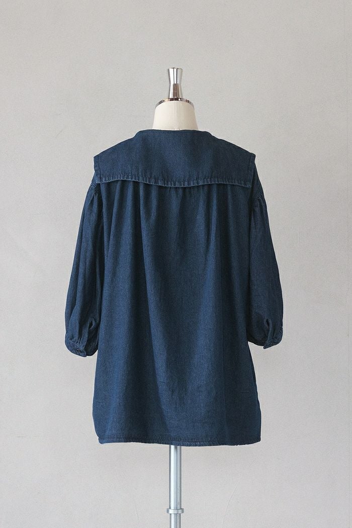 buoy buoy ブイ ROPE DENIM パフブラウス(26SS) | T.T. GARRET