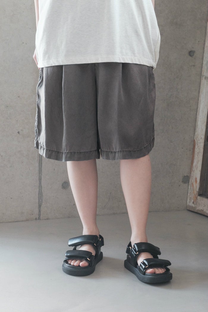 Dulcamara ドゥルカマラ ピグメントBioキュプラハーフパンツ(26SS