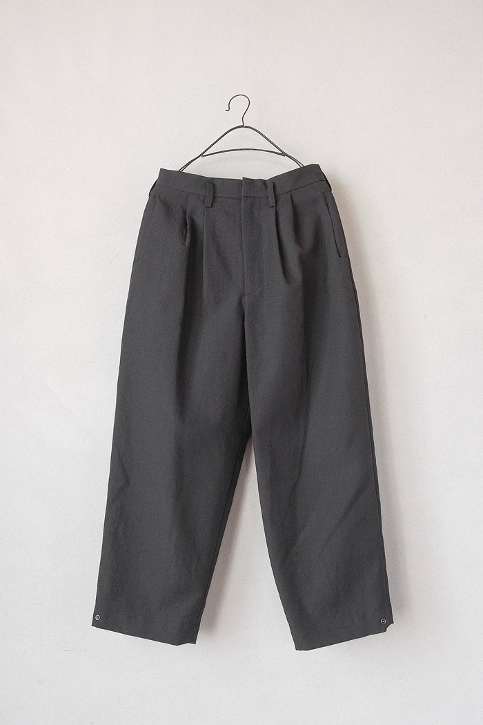 Dulcamara ドゥルカマラ よそいきタックワイドパンツ(25SS) | T.T. GARRET