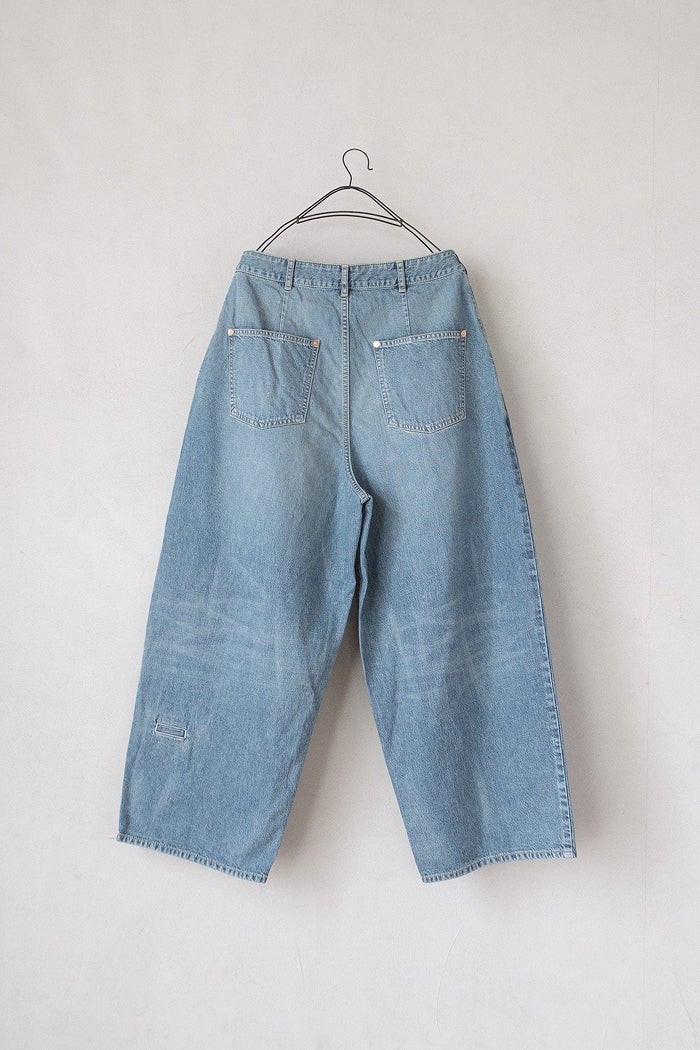 Dulcamara ドゥルカマラ デニムシンプル2タックワイドパンツ(26SS