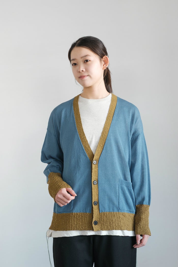 dulcamara コットンカーディガン Dulcamara（ドゥルカマラ） カーディガン ランダムバックパイル
