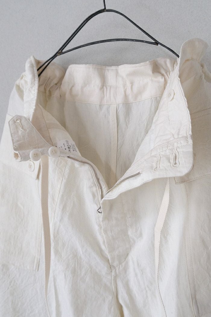 HAVERSACK ハバーサック 60 High density linen pants(26SS) | T.T. GARRET
