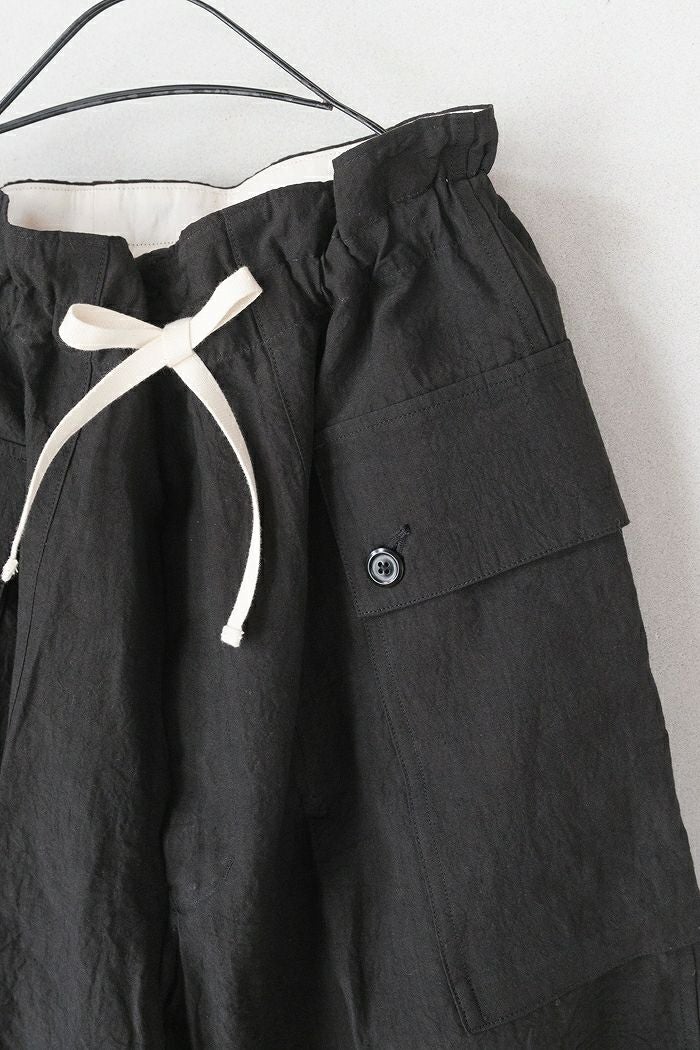 HAVERSACK ハバーサック 60 High density linen pants(26SS) | T.T. GARRET
