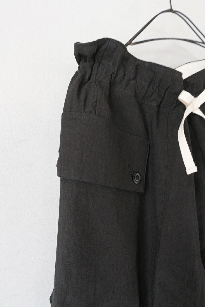 HAVERSACK ハバーサック 60 High density linen pants(26SS) | T.T. GARRET