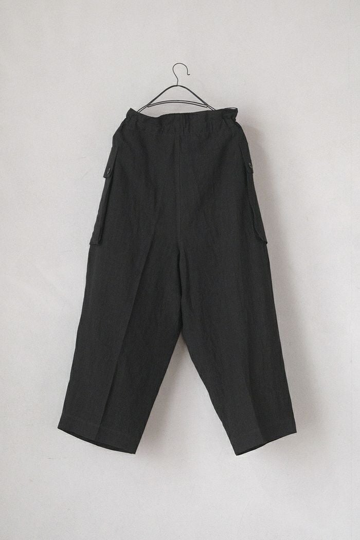 HAVERSACK ハバーサック 60 High density linen pants(26SS) | T.T. GARRET