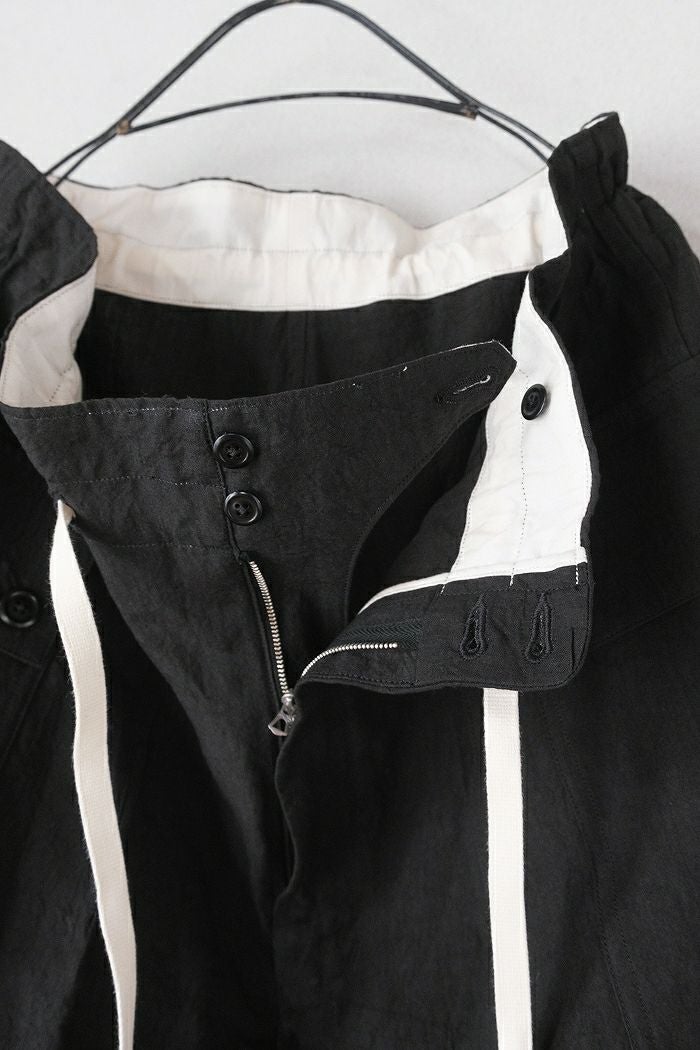 HAVERSACK ハバーサック 60 High density linen pants(26SS) | T.T. GARRET