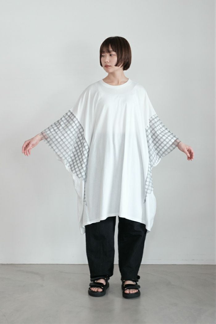 TISSU ティシュ パッチワークレース スリットワンピース(25SS) | T.T.