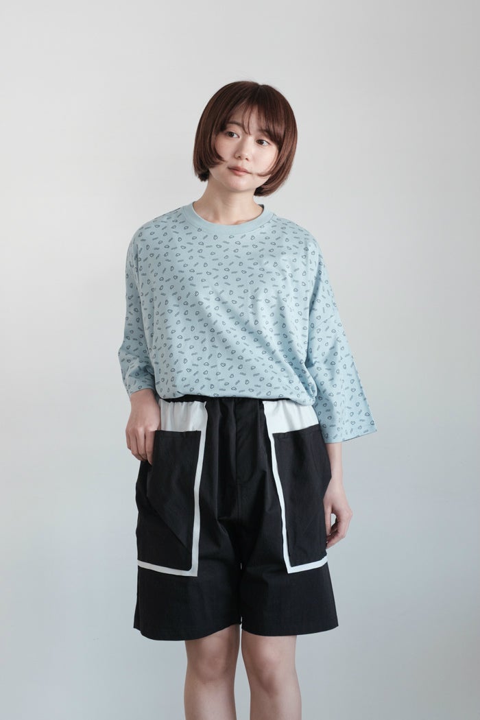 nunuforme ヌヌフォルム バイカラーショートパンツ(26SS) | T.T. GARRET