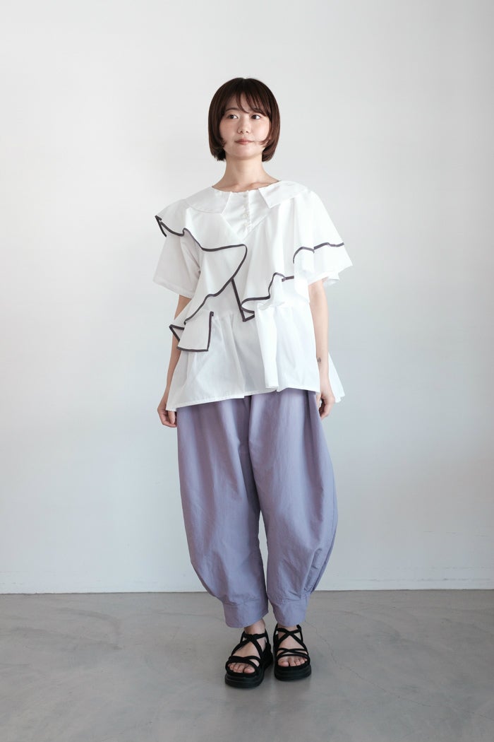 nunuforme ヌヌフォルム ヘムタックカーブパンツ(26SS) | T.T. GARRET