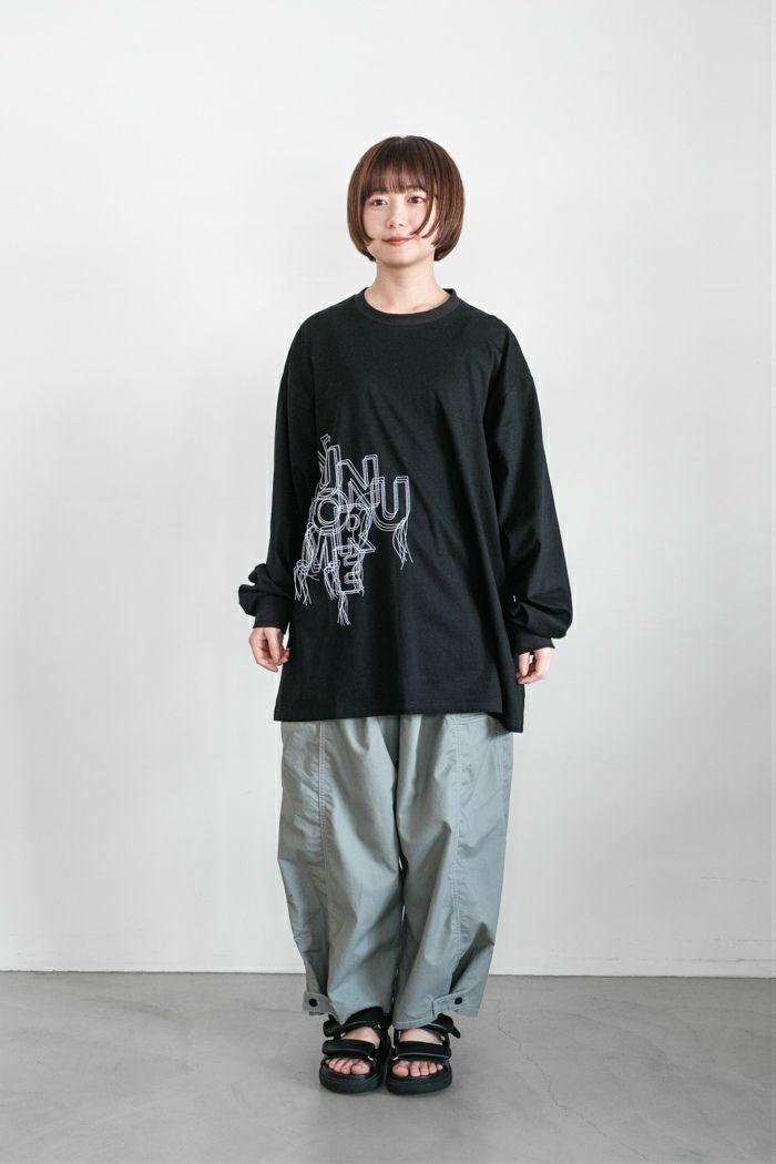 nunuforme ヌヌフォルム ロゴ刺繍T（26SS) | T.T. GARRET