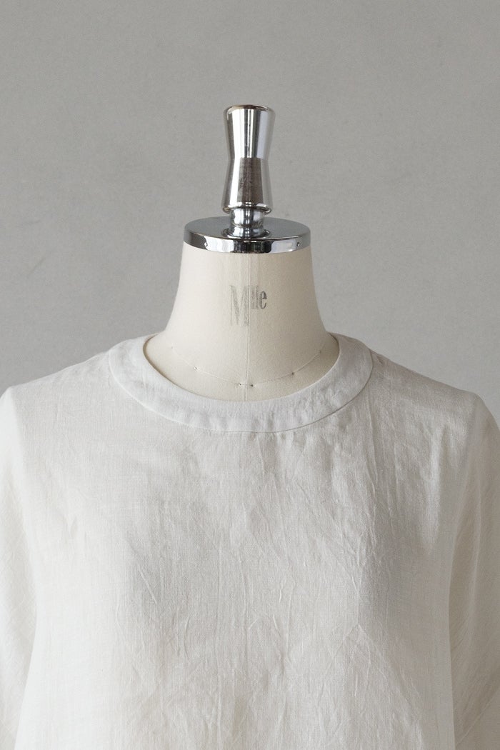 evam eva エヴァムエヴァ linen pullover(26SS) | T.T. GARRET