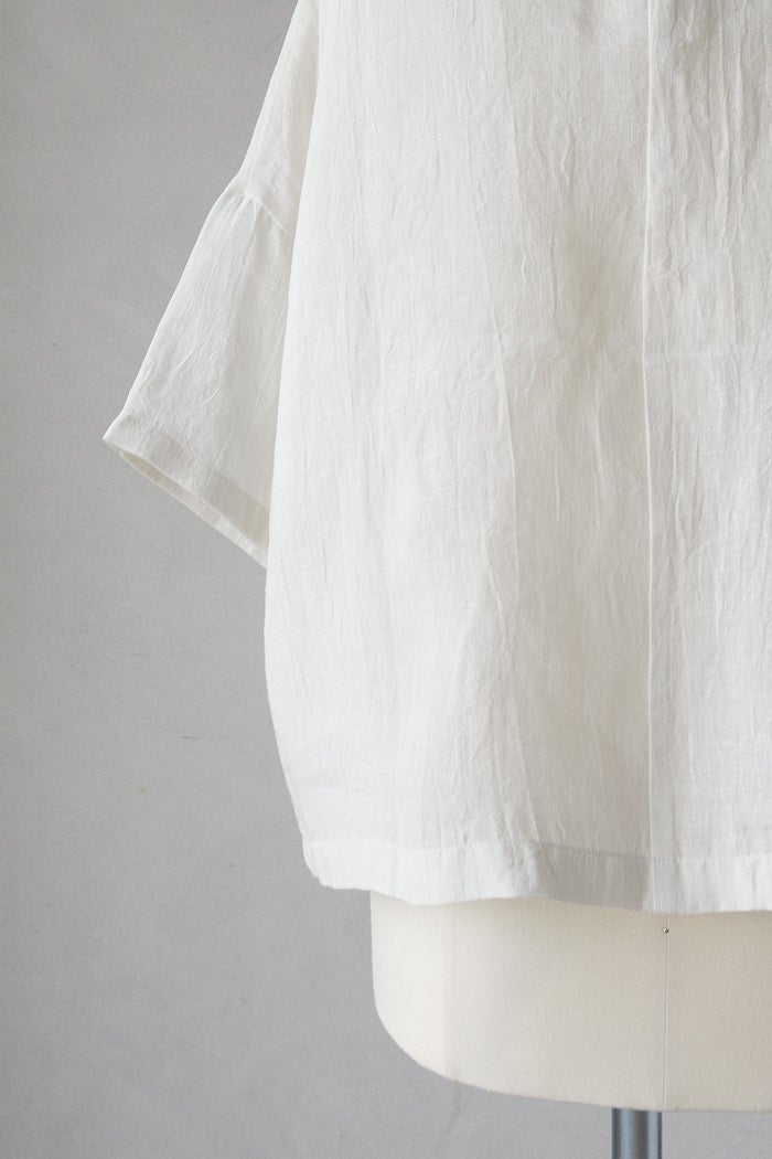 evam eva エヴァムエヴァ linen pullover(26SS) | T.T. GARRET