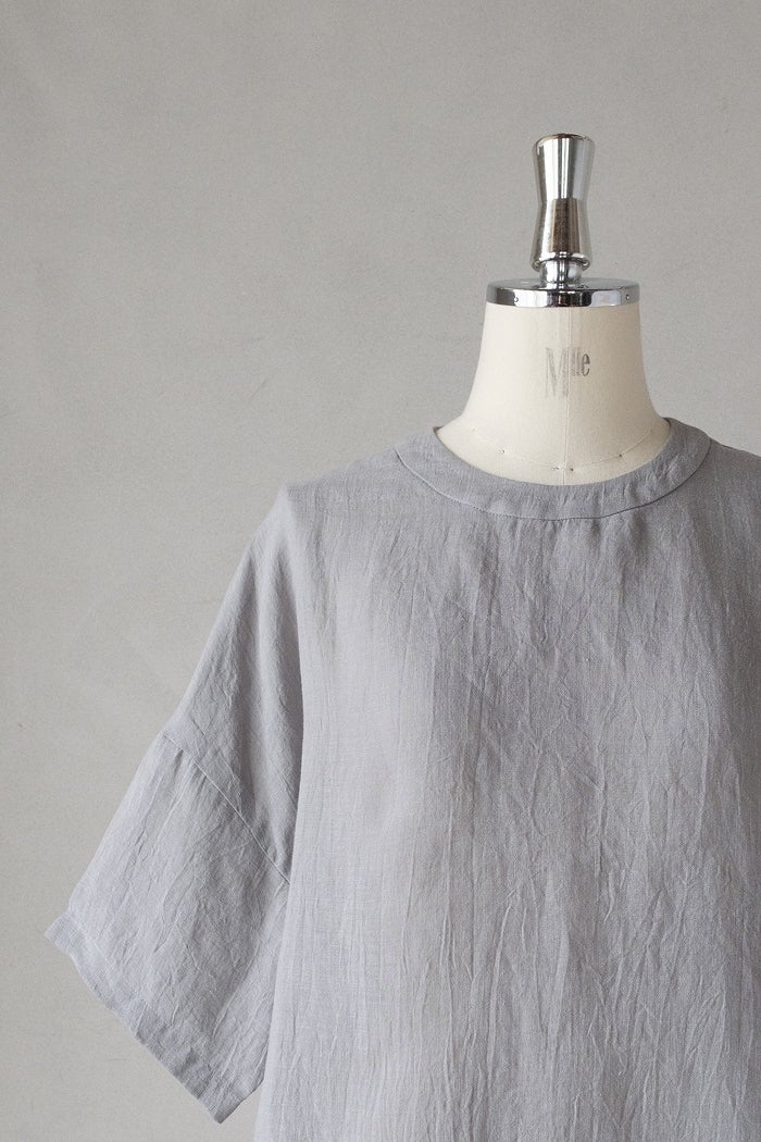 evam eva エヴァムエヴァ linen pullover(26SS) | T.T. GARRET