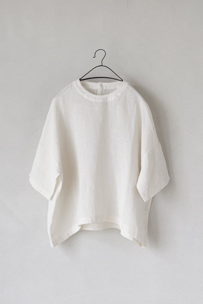 evam eva エヴァムエヴァ linen pullover(26SS) | T.T. GARRET