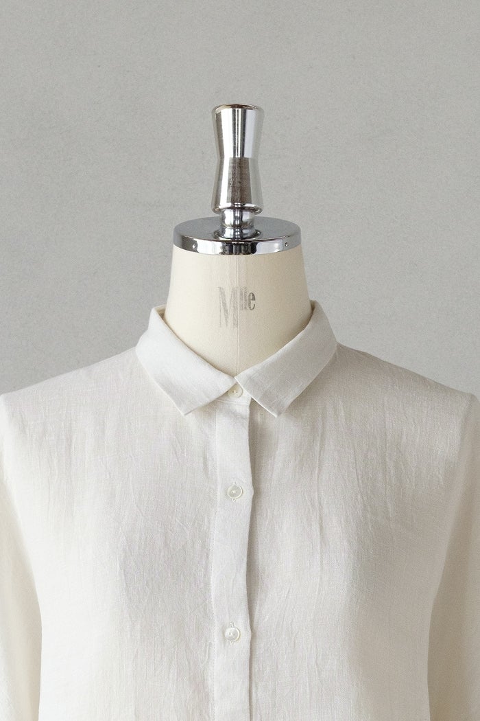 evam eva エヴァムエヴァ linen wide shirt(26SS) | T.T. GARRET