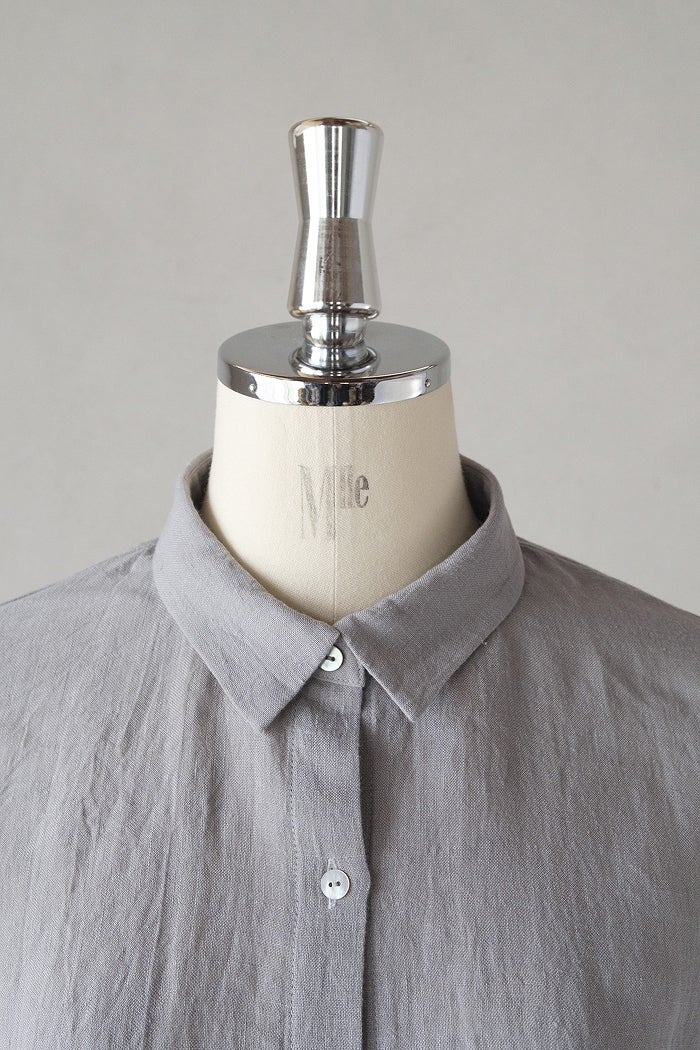 evam eva エヴァムエヴァ linen wide shirt(26SS) | T.T. GARRET