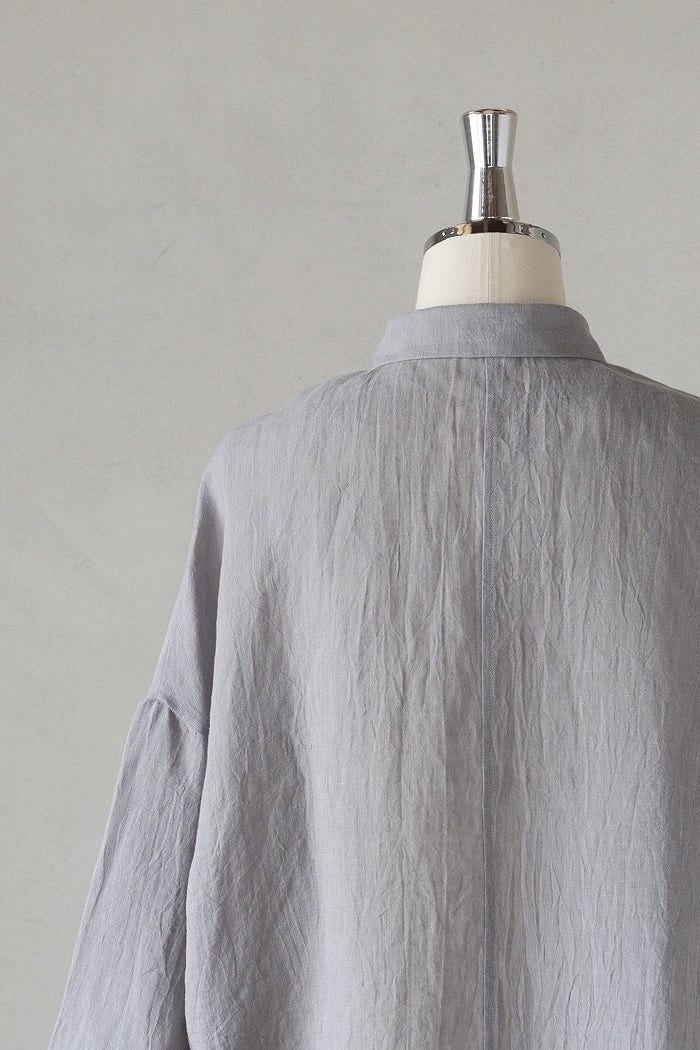 evam eva エヴァムエヴァ linen wide shirt(26SS) | T.T. GARRET
