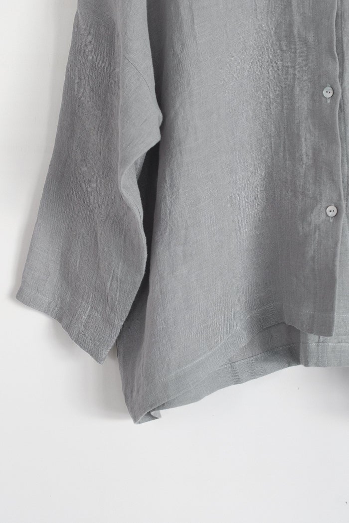 evam eva エヴァムエヴァ linen wide shirt(26SS) | T.T. GARRET