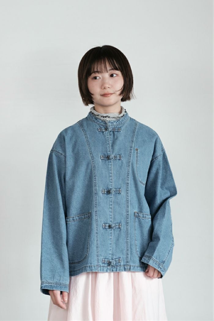 PAR ICI パーリッシィ 8.5ozライトオンスデニム チャイナ釦ジャケット