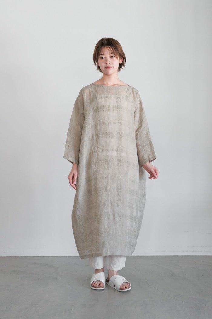 evam eva エヴァムエヴァ linen ramie one-piece(26SS) | T.T. GARRET