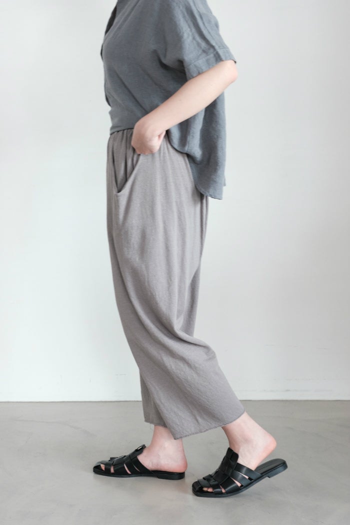 evam eva エヴァムエヴァ hemp cotton pants（26SS) | T.T. GARRET