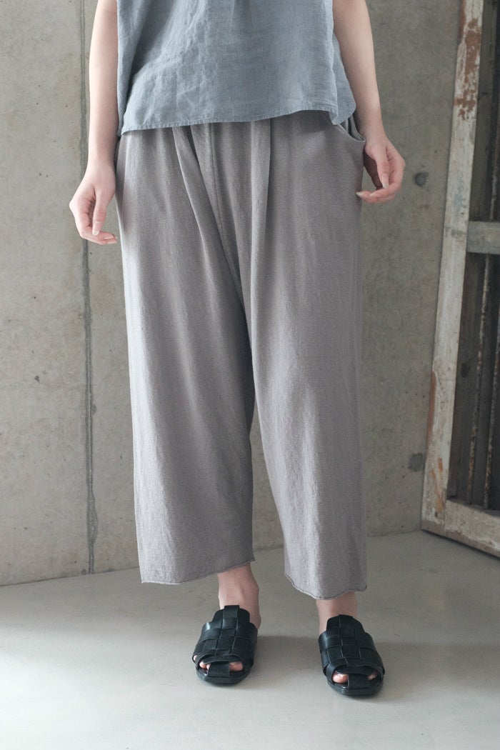 evam eva エヴァムエヴァ hemp cotton pants（26SS) | T.T. GARRET