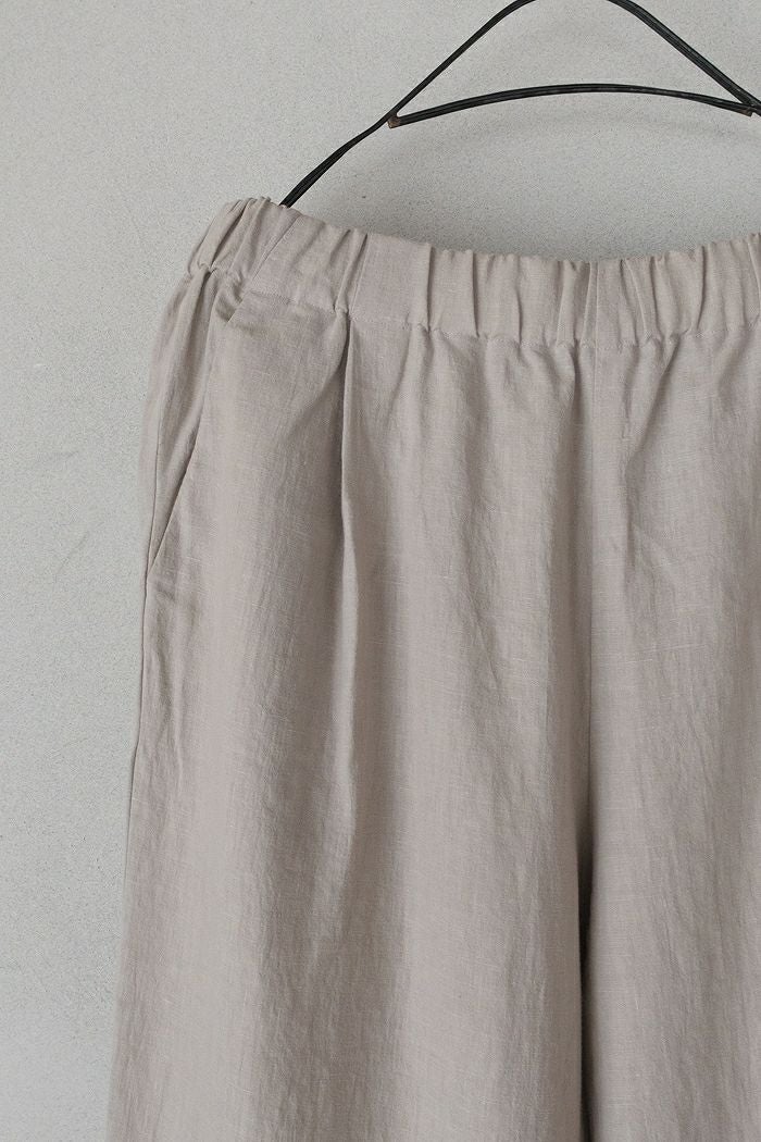 evam eva エヴァムエヴァ water linen wide pants（26SS) | T.T. GARRET