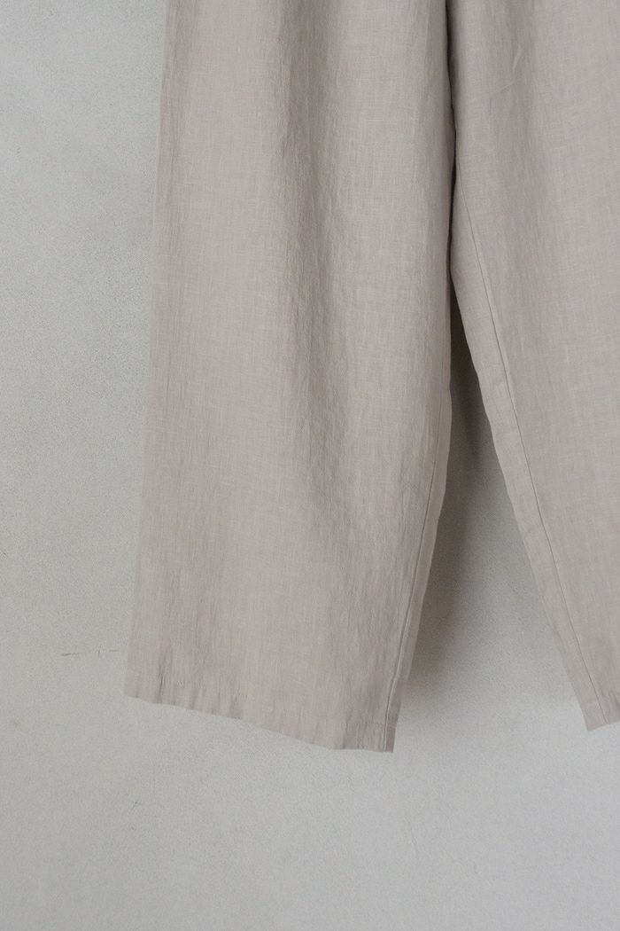 evam eva エヴァムエヴァ water linen wide pants（26SS) | T.T. GARRET