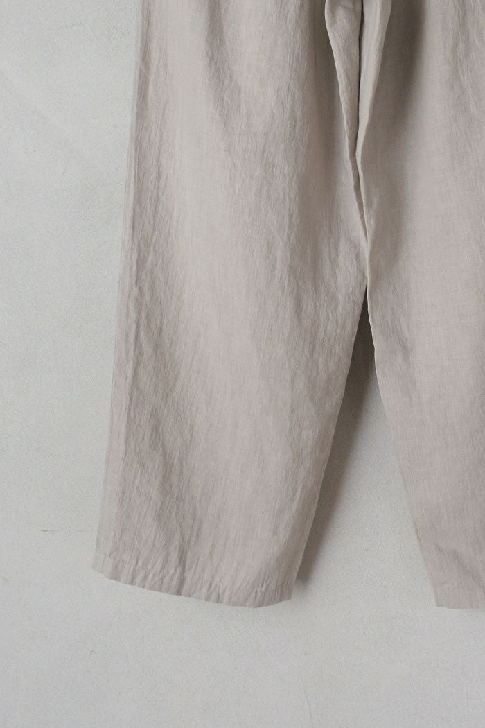 evam eva エヴァムエヴァ water linen wide pants（26SS) | T.T. GARRET