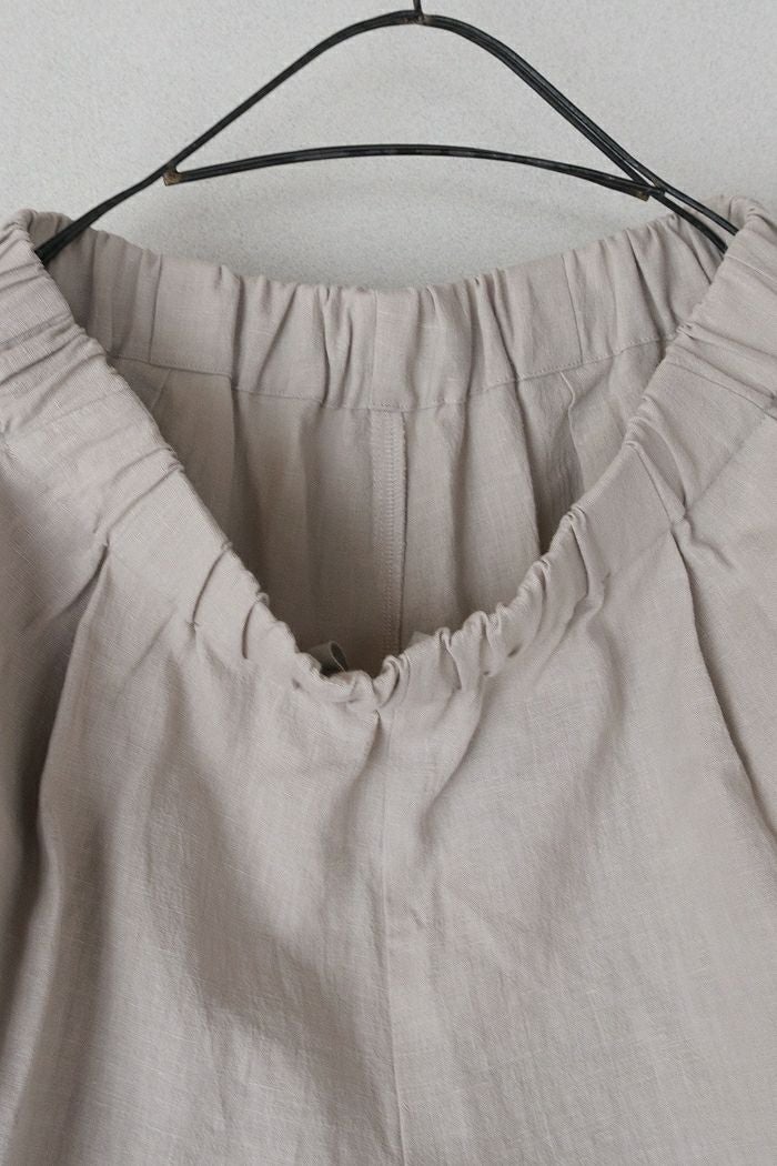 evam eva エヴァムエヴァ water linen wide pants（26SS) | T.T. GARRET