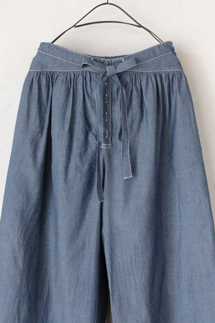 Porter des boutons ポルテデブトン 2.8ozデニムワイドパンツ(26SS