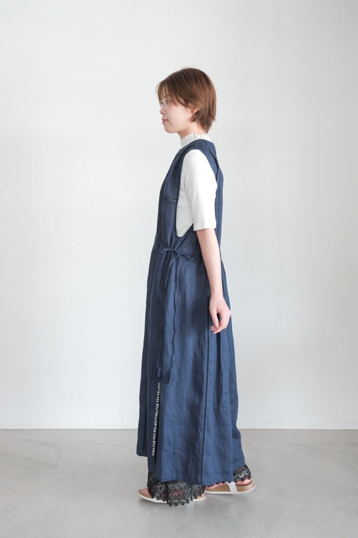 Porter des boutons ポルテデブトン ピンタックワンピース(26SS