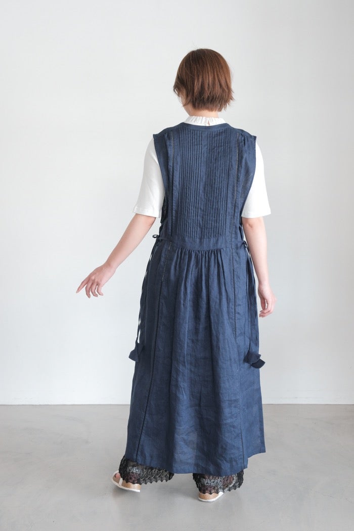Porter des boutons ポルテデブトン ピンタックワンピース(26SS