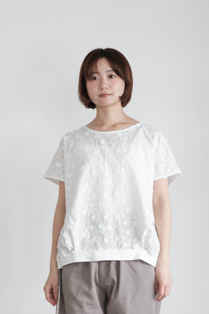 bulle de savon ビュルデサボン ちぢみcheckワンピース(26SS) | T.T.