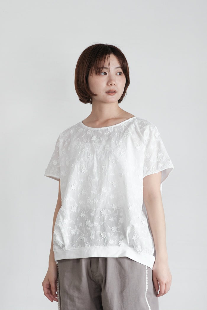 marble SUD マーブルシュッド 3D Lace コンビTシャツ(26SS) | T.T. GARRET