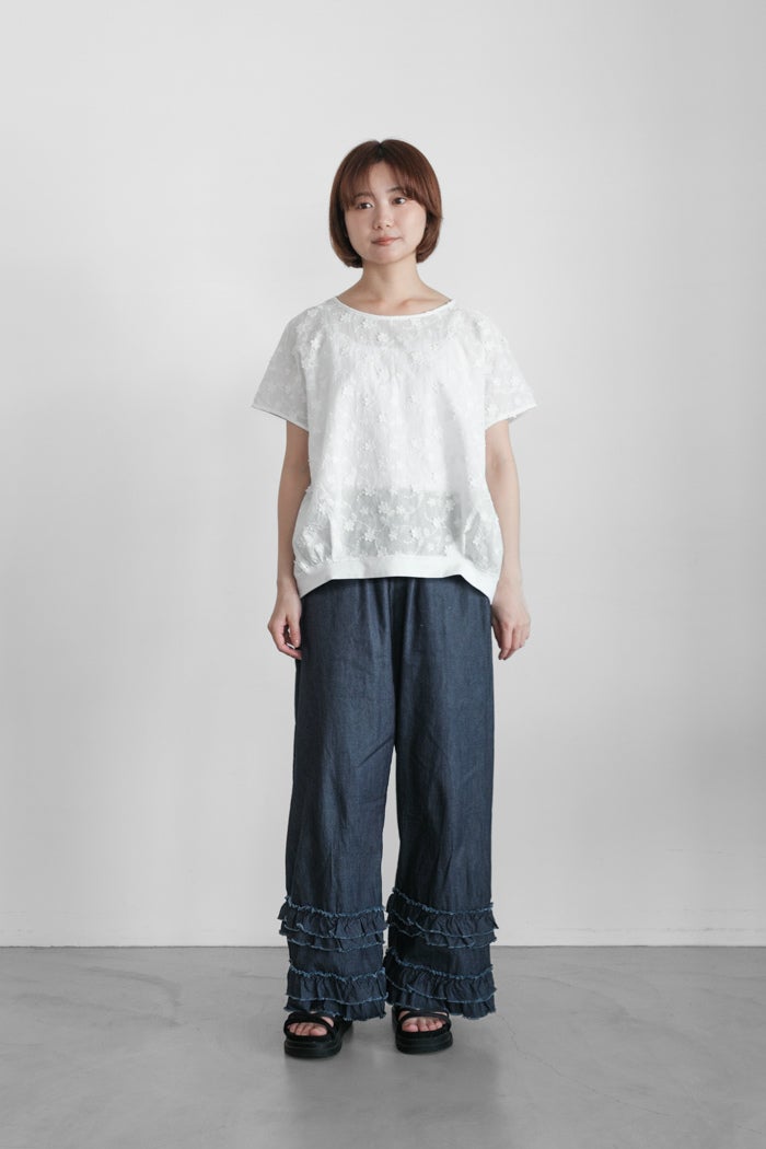marble SUD マーブルシュッド 3D Lace コンビTシャツ(26SS) | T.T. GARRET