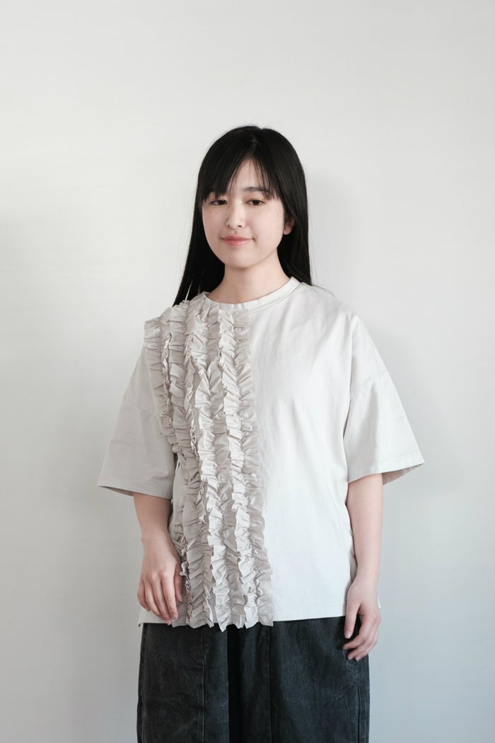 TISSU ティシュ クラシック天竺フリルTシャツ(26SS) | T.T. GARRET