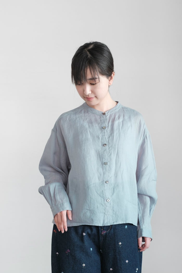 bulle de savon ビュルデサボン Ramie short ブラウス(26SS) | T.T. GARRET