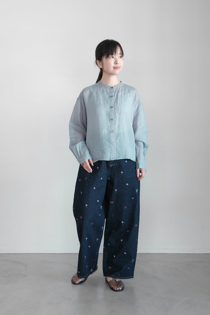 bulle de savon ビュルデサボン Ramie short ブラウス(26SS) | T.T. GARRET