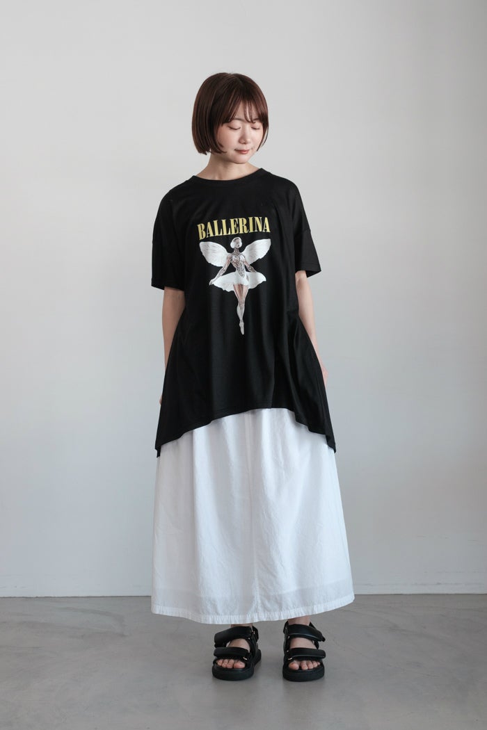 bedsidedrama ベッドサイドドラマ NEO BALLERINA Flare T-Shirt C-NEO