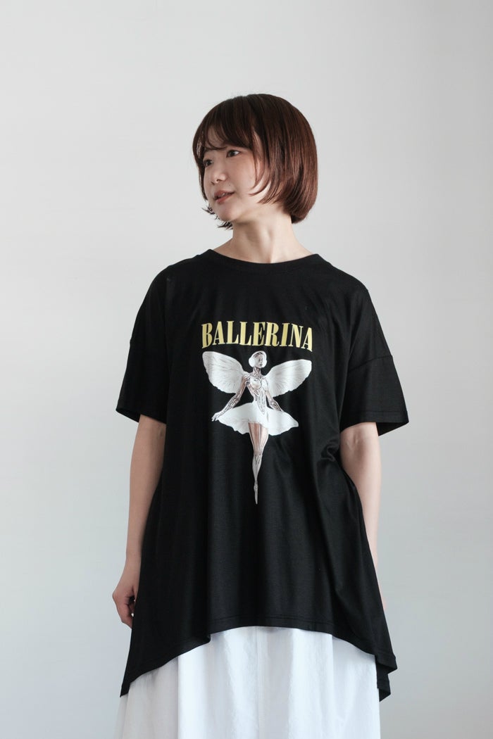 bedsidedrama ベッドサイドドラマ NEO BALLERINA Flare T-Shirt C-NEO