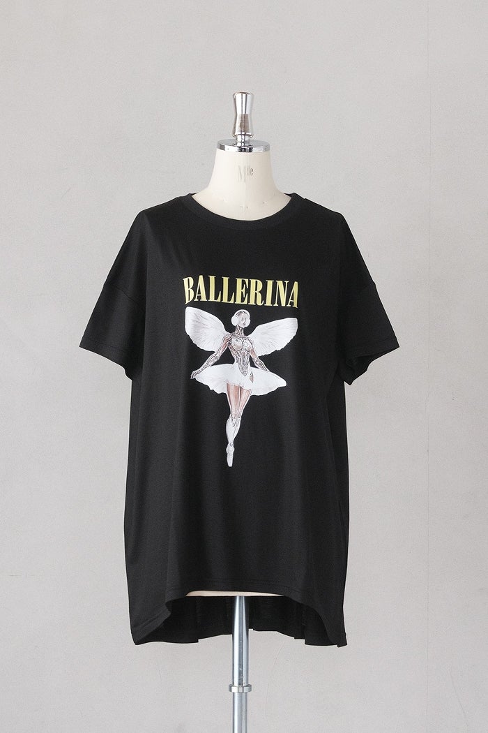 bedsidedrama OMNIDANCE Flare T-Shirt 黒2 OMNIDANCE Flare T-Shirt– Black | BEDSIDEDRAMA