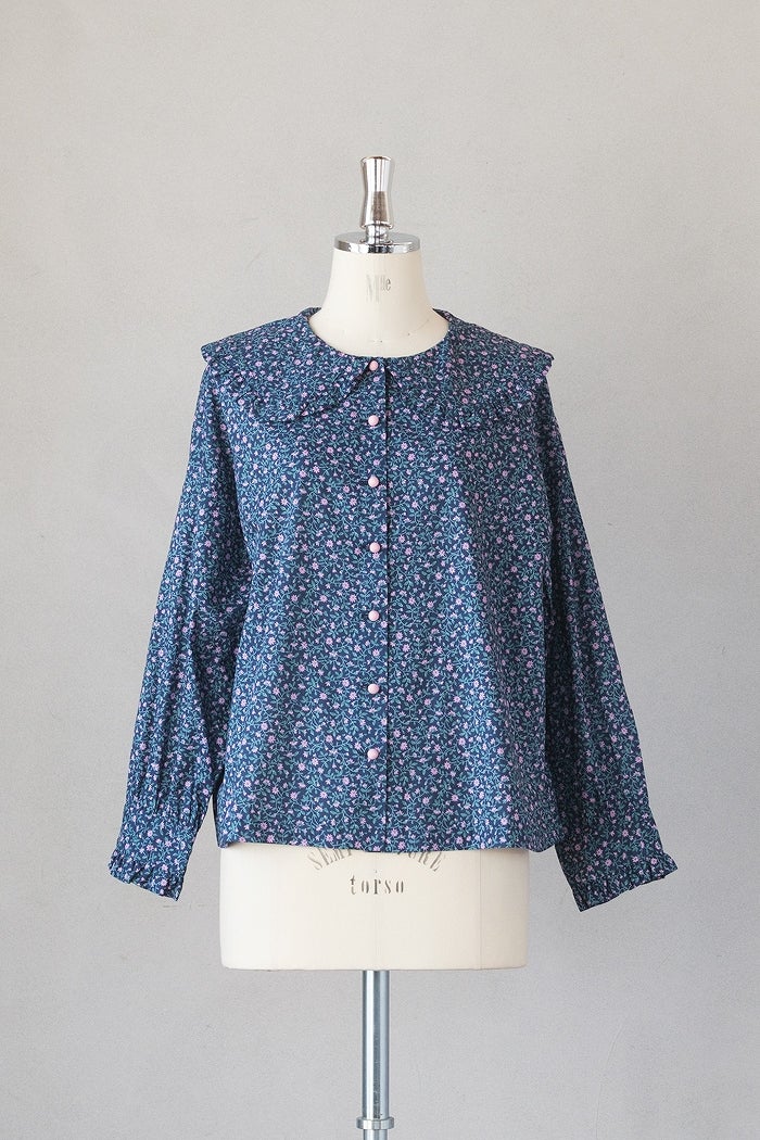 Vlas Blomme ヴラスブラム C/L Voile ティアードシャツジャケット(26SS