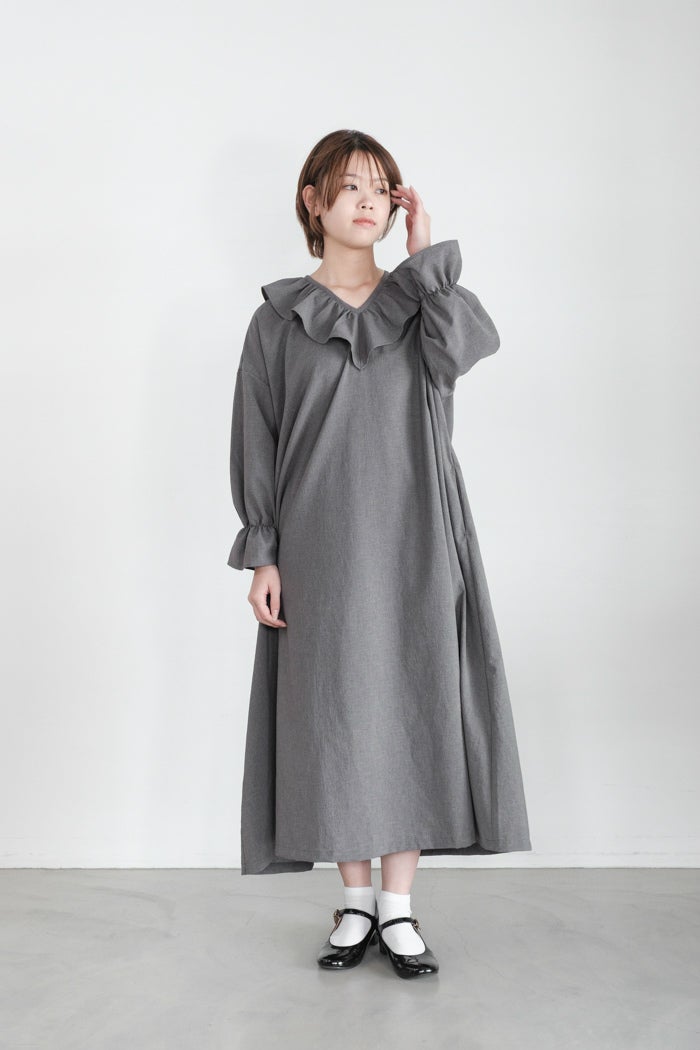 Vlas Blomme ヴラスブラム C/L Voile ティアードシャツジャケット(26SS