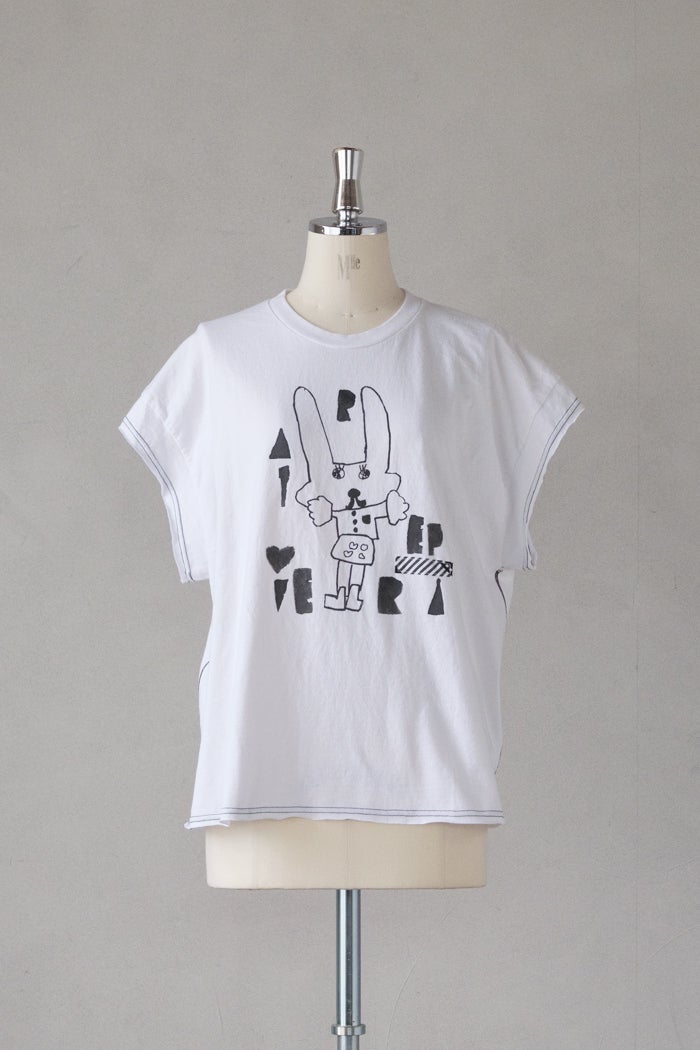 Dulcamara ドゥルカマラ グリッチボーダーロンT(24AW) | T.T. GARRET