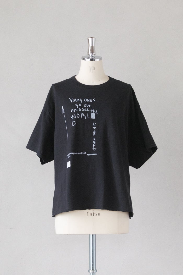 Dulcamara ドゥルカマラ グリッチボーダーロンT(24AW) | T.T. GARRET